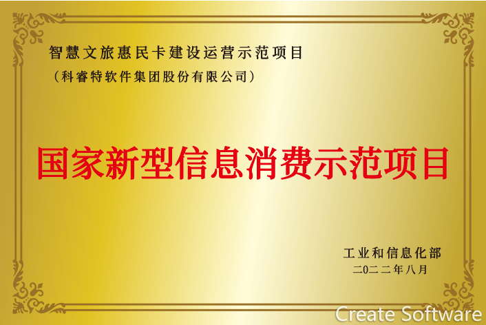 2022年国家新型信息消费示范项目